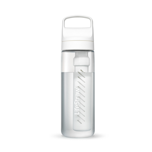 Lifestraw Go 22oz Filtered Water Bottle, Polar White