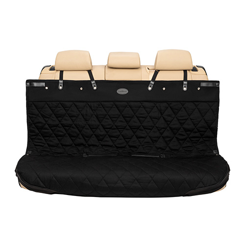 Happy Ride Quilted Bench Seat Cover, Black