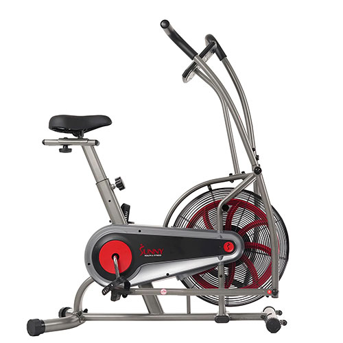 Motion Air Fan Exercise Bike w/ Unlimited Resistance & Device Holder
