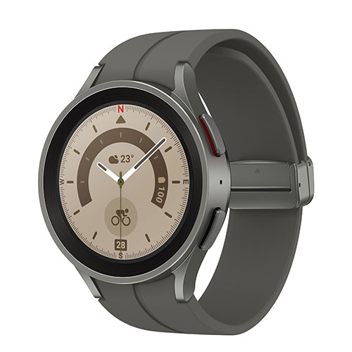 Galaxy Watch5 Pro 45mm Bluetooth Smartwatch, Gray Titanium