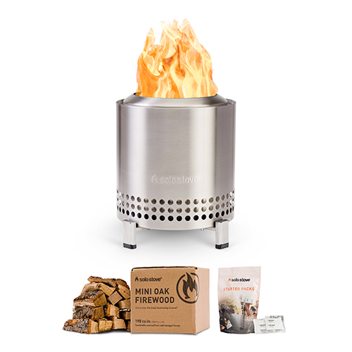 Mesa XL Tabletop Pit + Box of Mini Wood + Starter Pack, Stainless