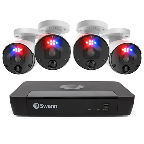 4 Camera 8 Channel 4K Master-Series NVR Security System
