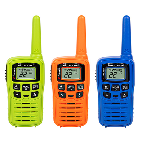 Multi-Color X-Talker Two Way Radio, 3 Pack