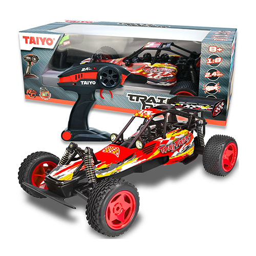 Trail Racer 1:8 Scale Remote Control Car, Red
