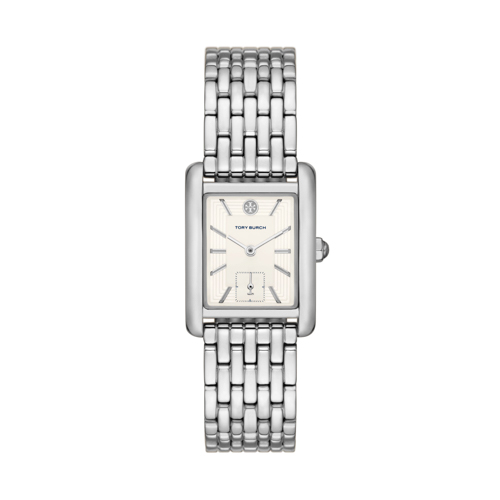 Ladies' Eleanor Silver-Tone Stainless Steel Watch, Cream Dial