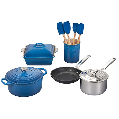 12pc Mixed Material Kitchen & Cookware Set, Marseille