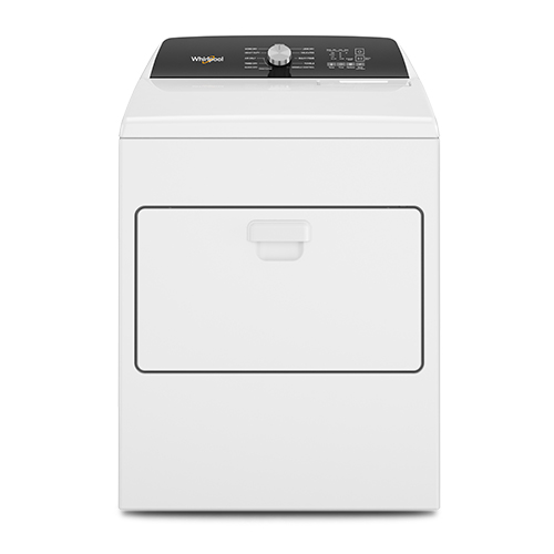 7.0 Cu Ft Top Load Electric Dryer, White