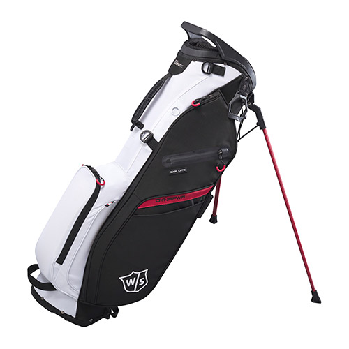 EXO Lite Stand Golf Bag, Black/Red/White