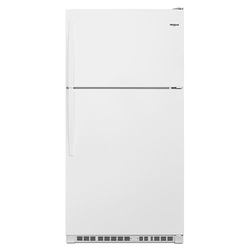 21 Cu Ft Top Mount Refrigerator White