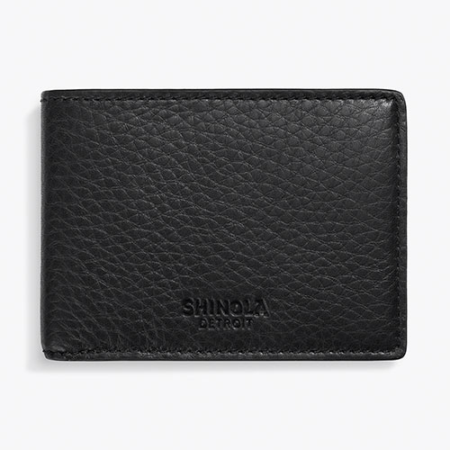 Slim Bifold Wallet, Black