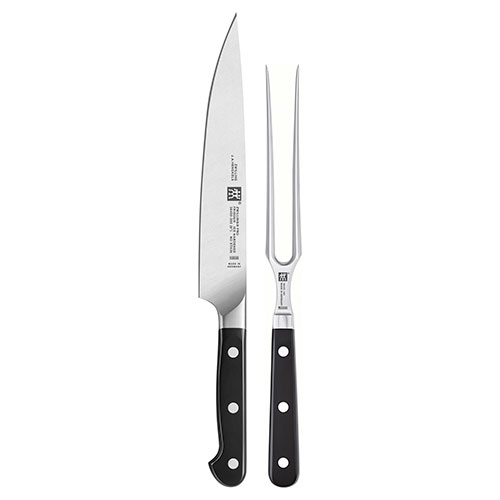 Zwilling PRO 2pc Carving Knife & Fork Set