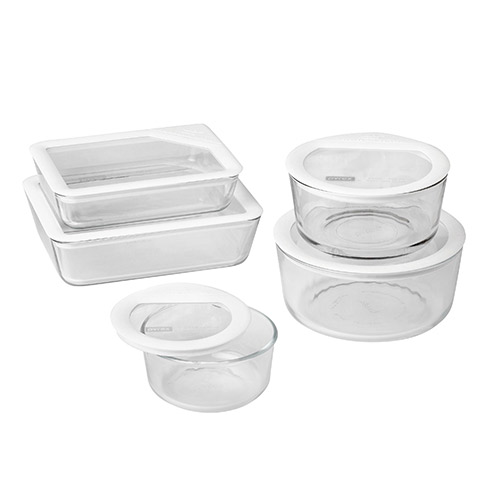 Ultimate 10pc Glass Food Storage Container Set