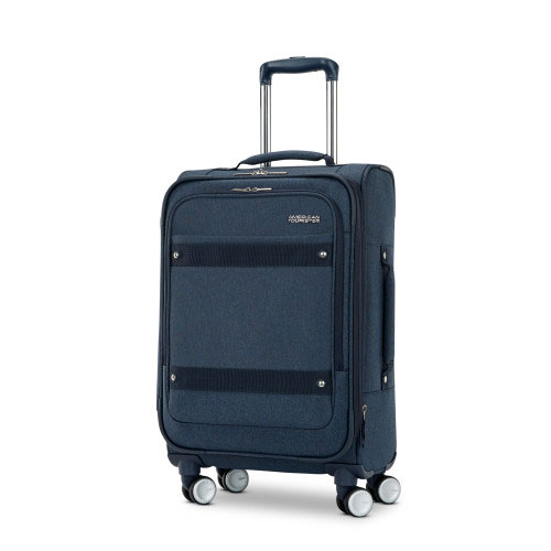 Whim 21" Carry-On Softside Spinner, Navy Blue