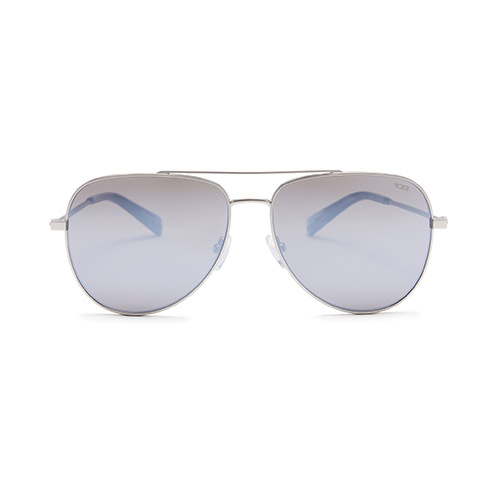 008 Aviator Sunglasses, 59mm - Silver/Silver Mirror