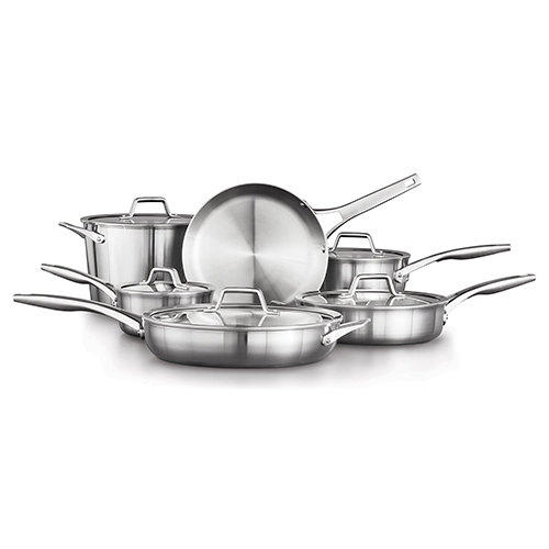 Premier Stainless Steel 11pc Cookware Set