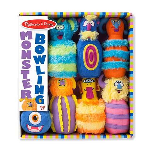 Plush Monster Bowling Game, Ages 2+ Years