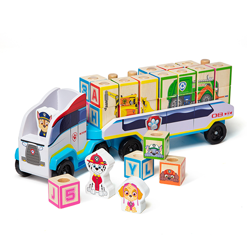 Paw Patrol Wooden ABC Block Truck, Ages 3+ Years