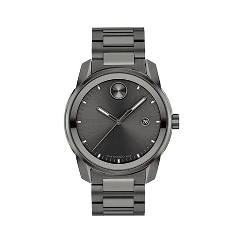 Mens BOLD Verso Gunmetal Ion-Plated Stainless Steel Watch, Gunmetal Dial