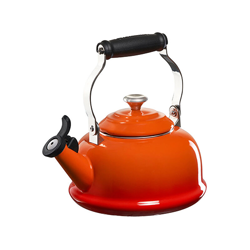 Classic Whistling Kettle w/ Metal Finishes, Flame