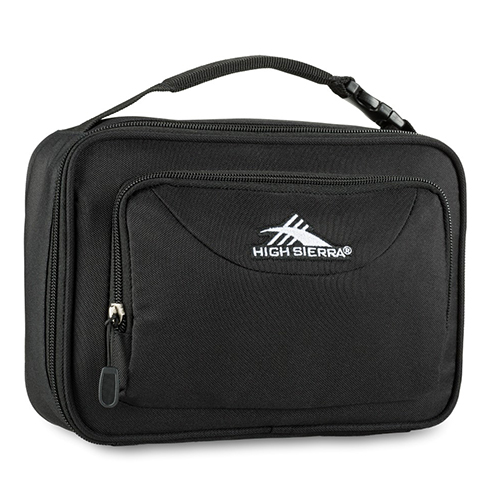 Single Compartment Lunch Bag, Black