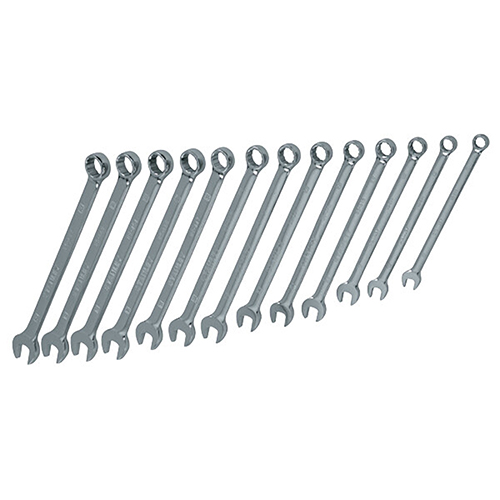 13pc Professional Grade Combination Wrench Set, Metric