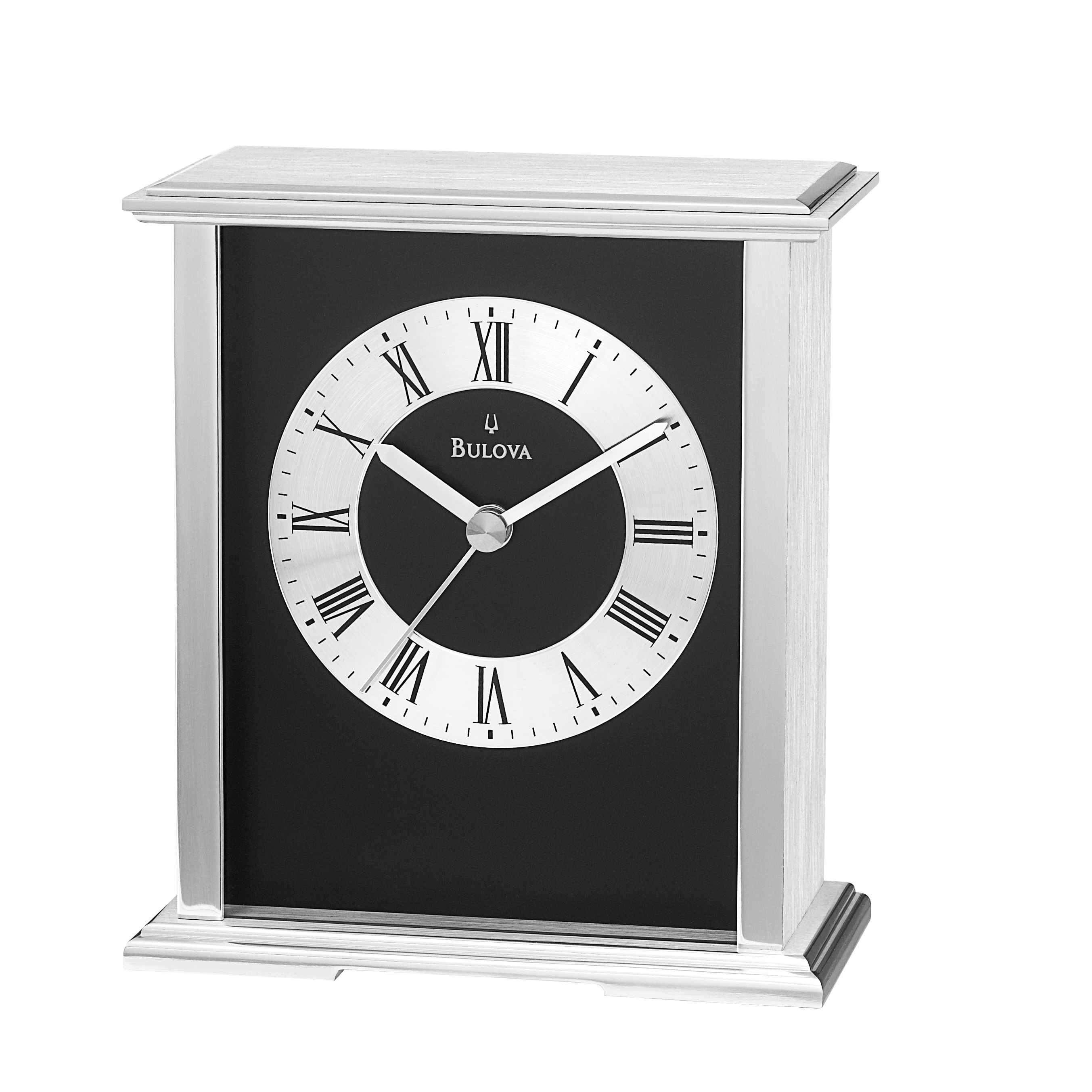 Baron Polished Mantel/Desk Clock