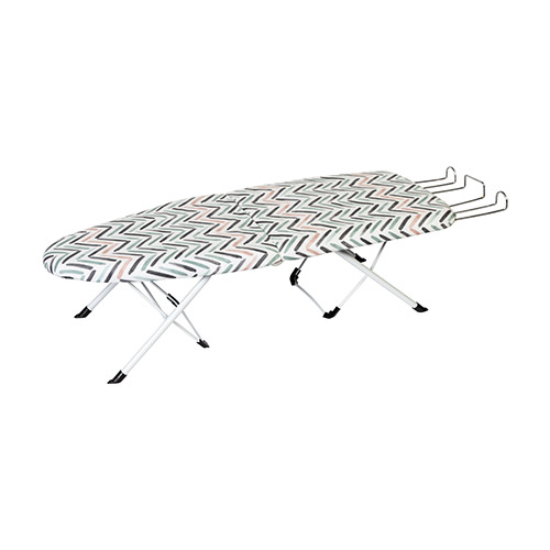 Tabletop Collapsible Ironing Board w/ Cover, Patterned