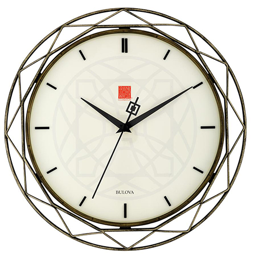 Luxfer Prism Frank Lloyd Wright Wall Clock
