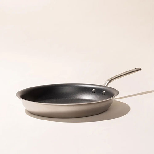 12" 5-Ply Stainless Clad Nonstick Frying Pan (Made in the USA), Graphite