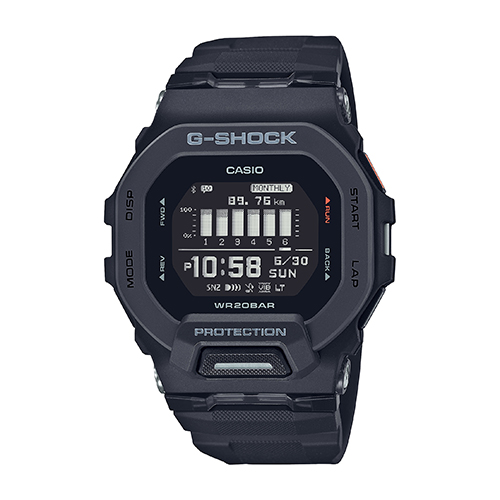 Mens G-Shock MOVE Sport Link Digital Watch, Black