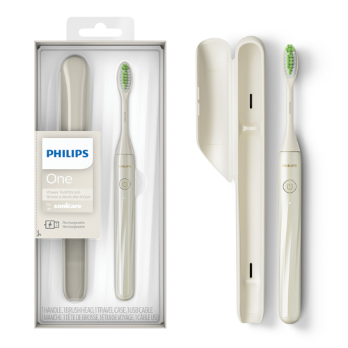 Philips One Rechargeable Toothbrush, Snow
