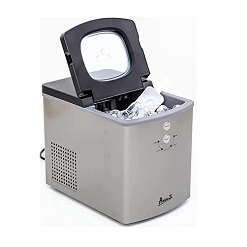 Portable Countertop Ice Maker, Stainless Steel
