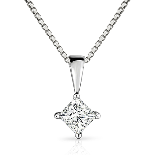 White Gold .25ct Diamond Necklace
