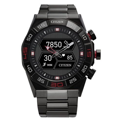CZ Smart Hybrid YouQ Black Stainless Steel Smartwatch