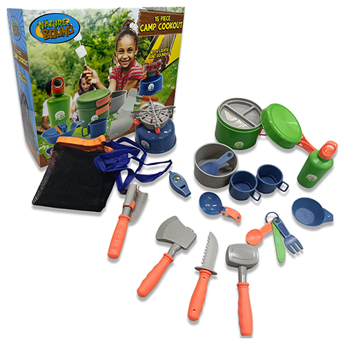 15pc Toy Camp Cookout Set, Ages 3+ Years