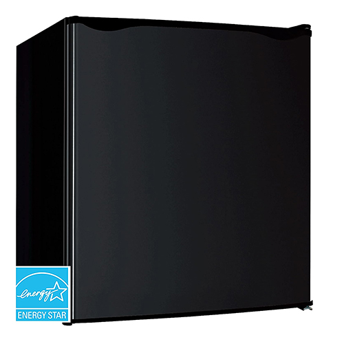 1.6 Cubic Foot Compact Refrigerator, Black