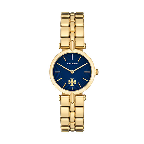 Ladies' Kira Gold-Tone Stainless Steel Bracelet, Blue Dial