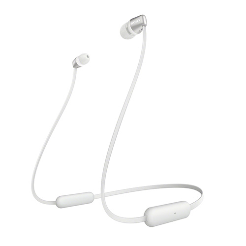 Wireless Behind-the-Neck Earbuds, White